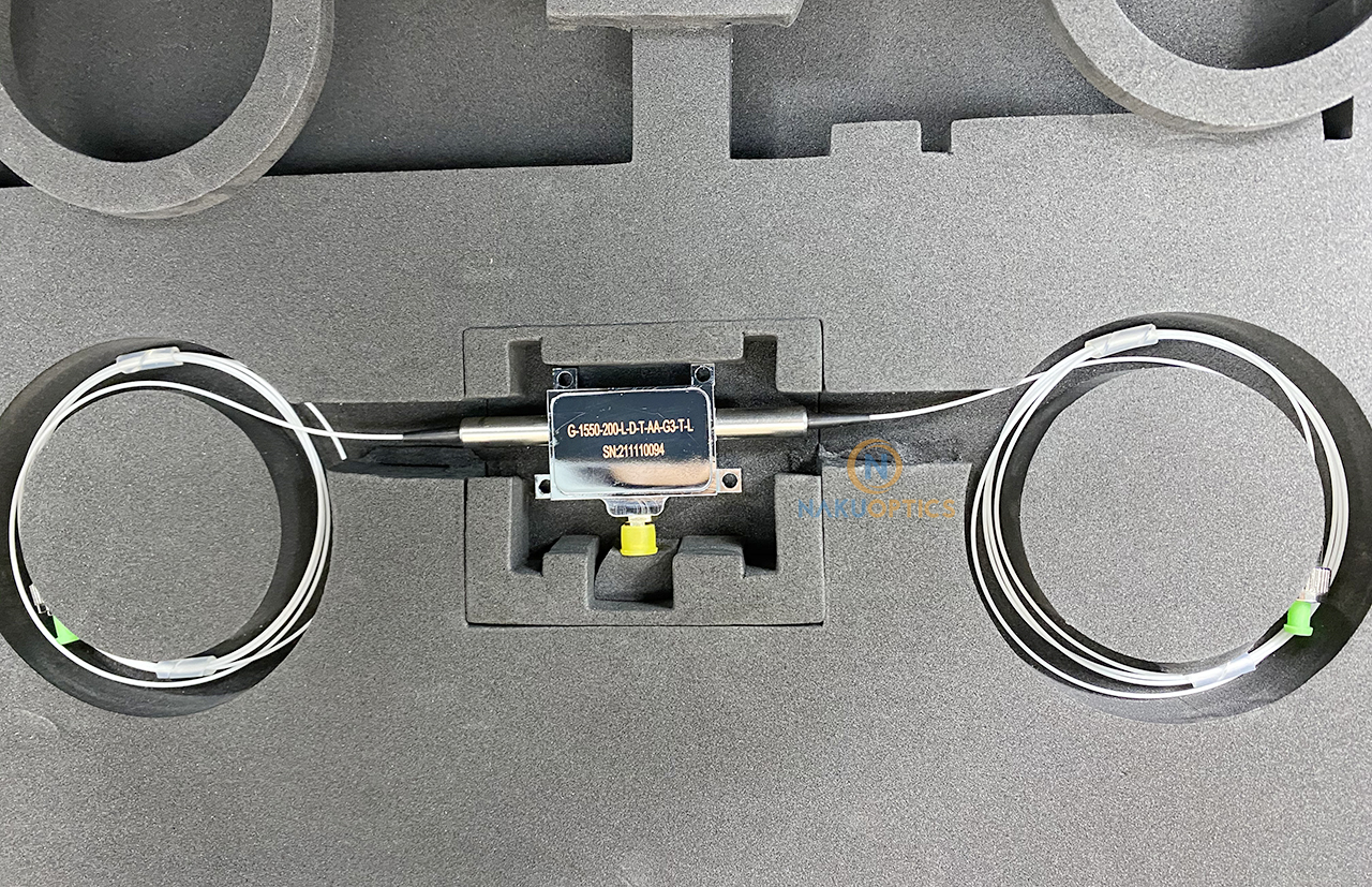 Acousto-Optic Modulators fiber coupled AOM